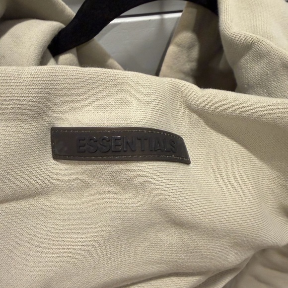 Essentials Men’s Hoodie - Beige - Picture 2 of 3